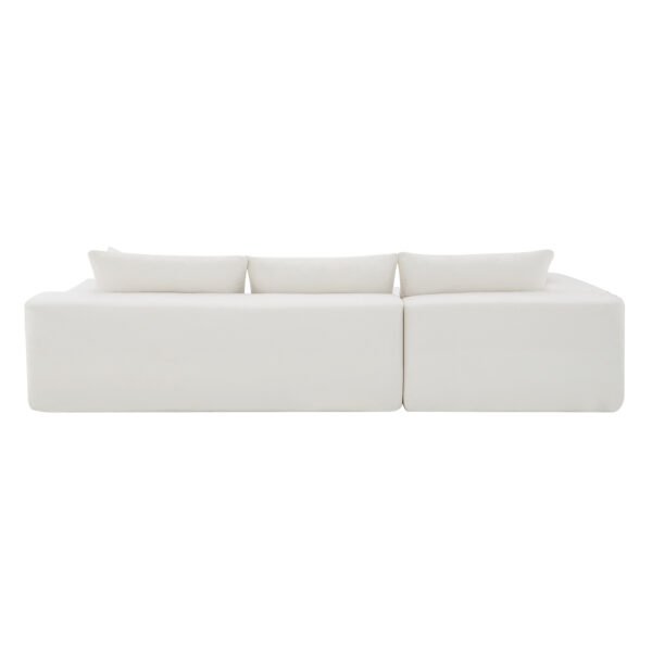 109*68" Modular Sectional Living Room Sofa Set Modern Minimalist Style Couch White - Image 16