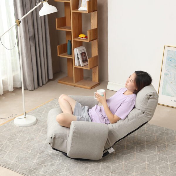 Adjustable head and waist game chair lounge chair in the living room 360 degree rotatable sofa chair - Image 13