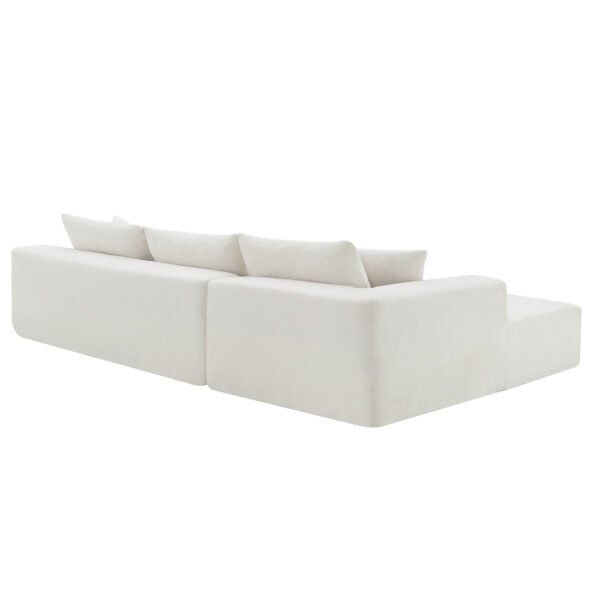 109*68" Modular Sectional Living Room Sofa Set Modern Minimalist Style Couch White - Image 25