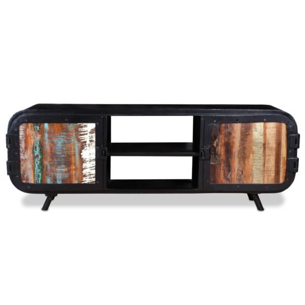 vidaXL TV Stand TV Console Sideboard TV Unit Media Unit Solid Reclaimed Wood - Image 4