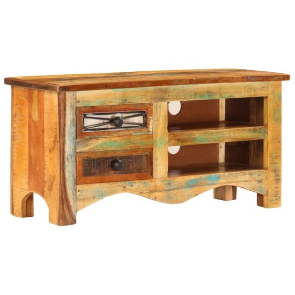 vidaXL TV Stand 31.5"x11.8"x15.7" Solid Wood Reclaimed