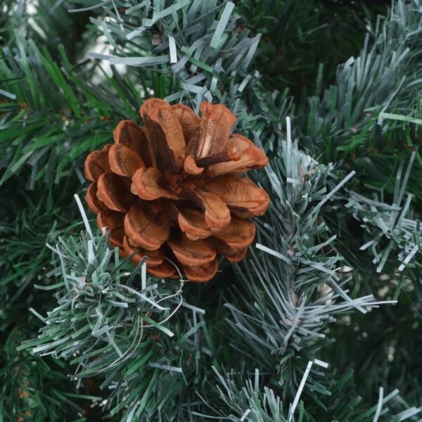 vidaXL Christmas Tree Frosted Artificial Xmas Tree with Pinecones Decoration - Image 4