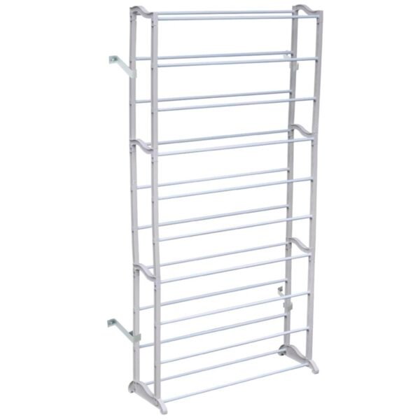 vidaXL 1/2x 40 Pair Free Standing 10 Tier Shoe Tower Rack Organizer Shelf - Image 2