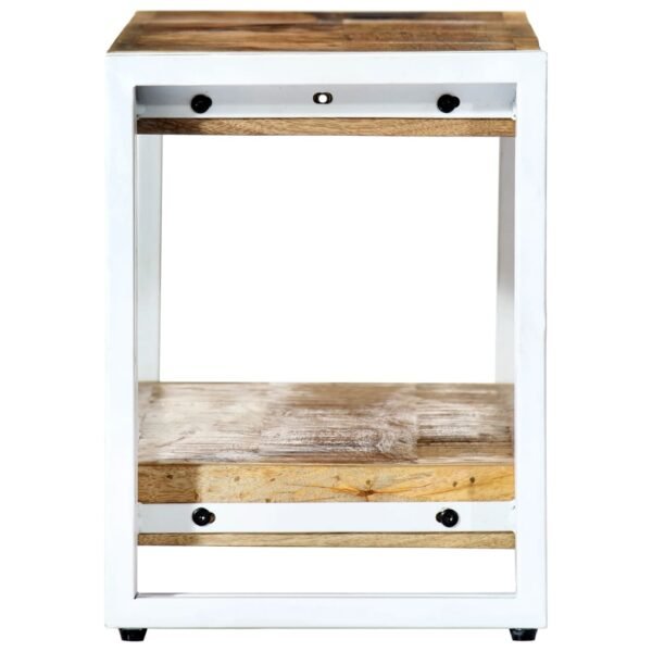 vidaXL TV Stand 59.1"x11.8"x15.7" Solid Wood Mango - Image 5