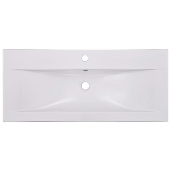 vidaXL Wash Basin Built-in Sink Vanity Sink Bathroom Basin Bath Sink Ceramic - Image 3