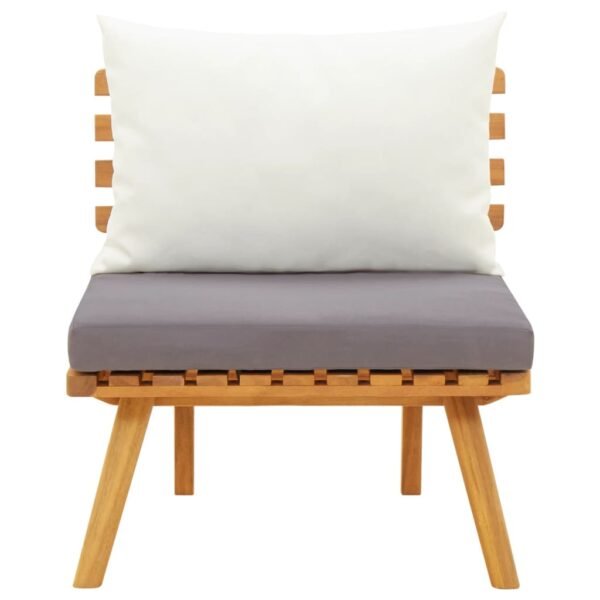 vidaXL Patio Chair with Cushions Solid Acacia Wood - Image 2