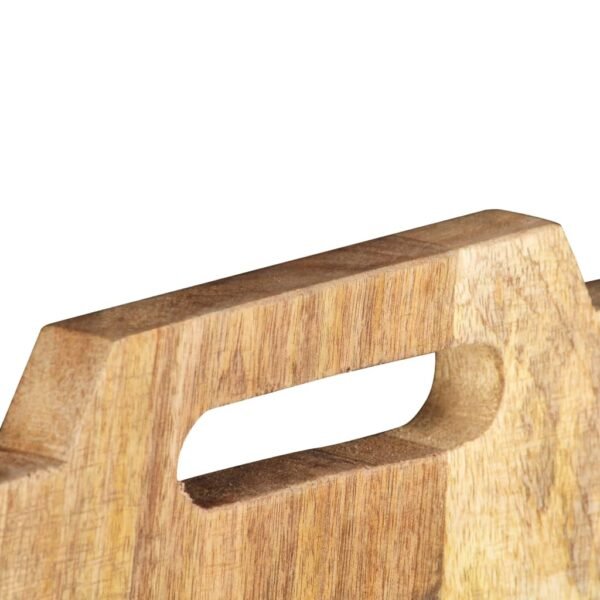 vidaXL Wall-mounted Magazine Rack 13"x3.9"x26.4" Solid Rough Mango Wood - Image 4