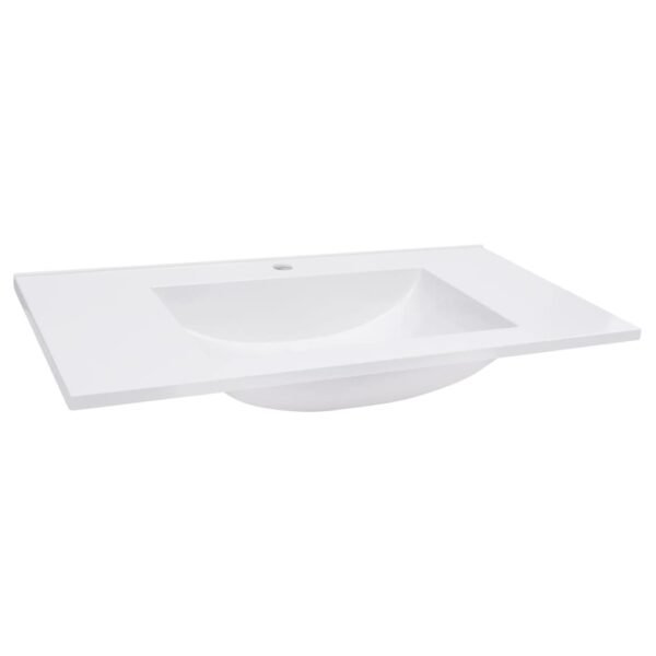 vidaXL Wash Basin Bath Sink Built-in Basin Vanity Sink Small Bathroom Sink SMC