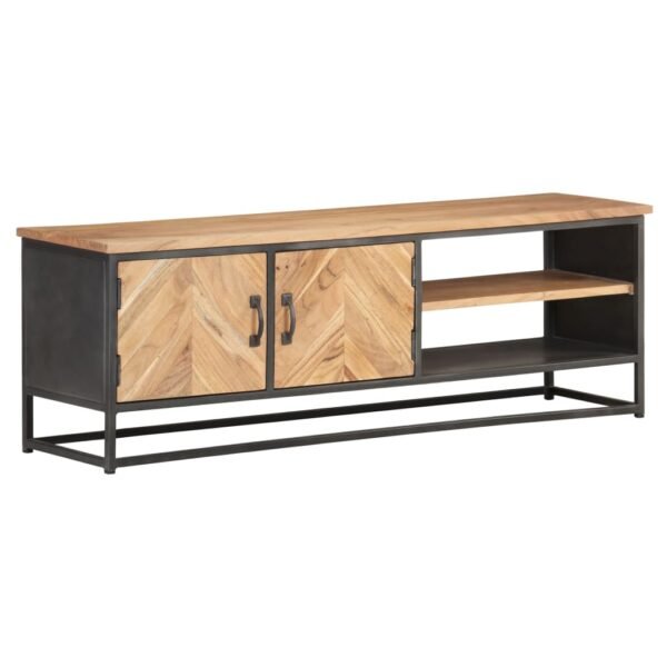 vidaXL TV Stand 47.2"x11.8"x15.7" Solid Wood Acacia