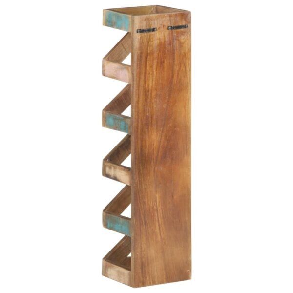 vidaXL Wine Rack for 5 Bottles Solid Reclaimed Wood - Image 3