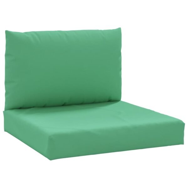 vidaXL Pallet Cushions 2 pcs Green Oxford Fabric - Image 2