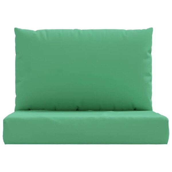 vidaXL Pallet Cushions 2 pcs Green Oxford Fabric - Image 4