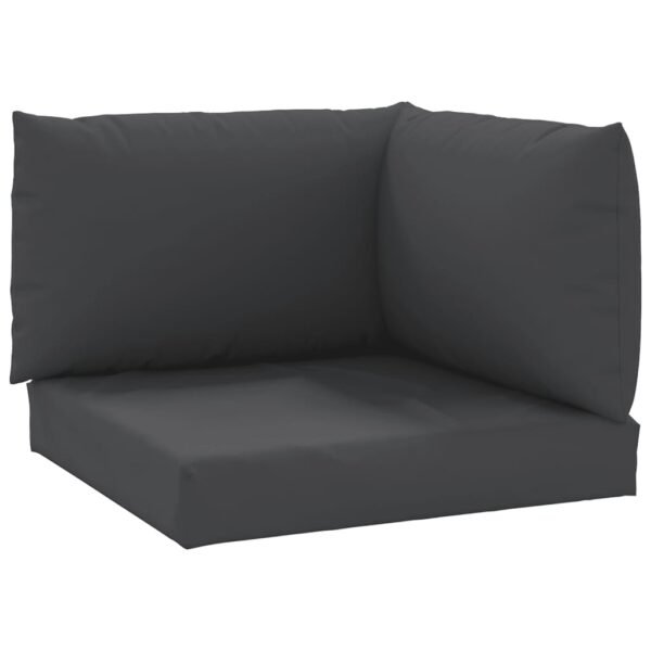 vidaXL Pallet Cushions 3 pcs Black Oxford Fabric - Image 2