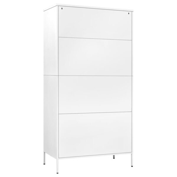 vidaXL Wardrobe Armoire Closet Clothes Storage Organizer for Bedroom Steel - Image 3