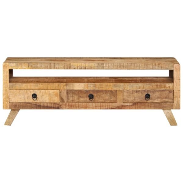 vidaXL TV Stand 43.3"x11.8"x15.7" Solid Wood Mango