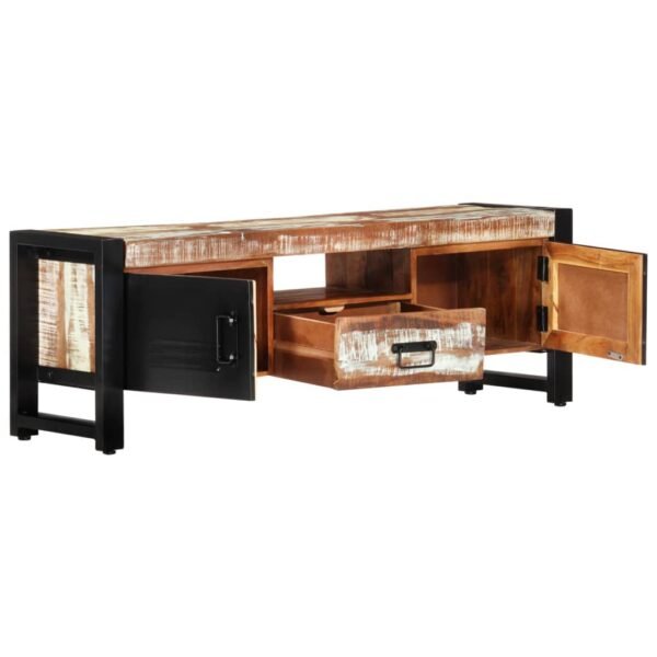 vidaXL TV Stand 47.2"x11.8"x15.7" Solid Wood Reclaimed - Image 4