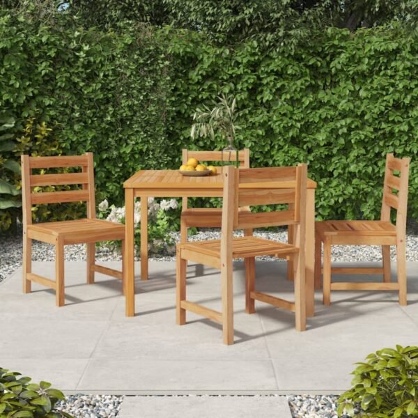 vidaXL 4/6/8x Solid Wood Pine Patio Chairs Garden Outdoor Seating Furniture - Image 4