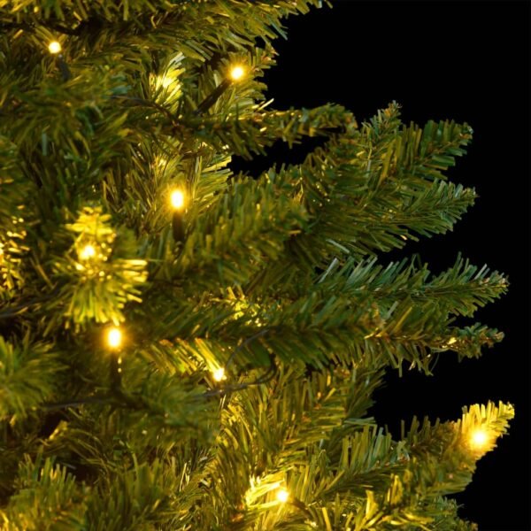 vidaXL Artificial Hinged Christmas Tree 150 LEDs 47.2" - Image 3