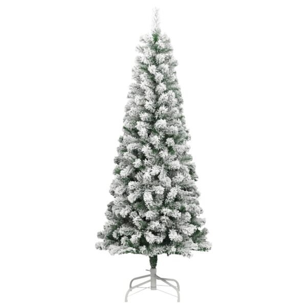 vidaXL Artificial Hinged Christmas Tree 300 LEDs & Ball Set 70.9" - Image 4