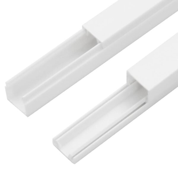 vidaXL Cable Trunking 1.2"x0.6" 32.8' PVC - Image 4