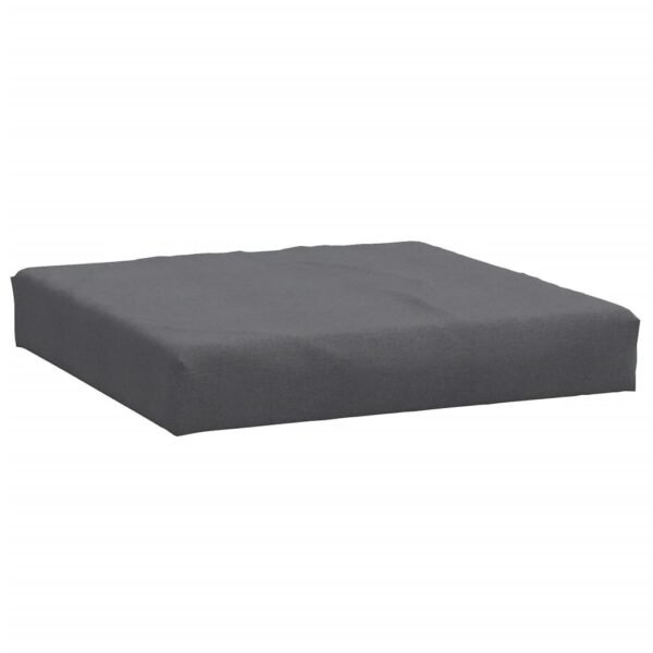 vidaXL Pallet Cushions 2 pcs Melange Anthracite Fabric - Image 4