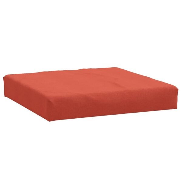 vidaXL Pallet Cushions 2 pcs Melange Red Fabric - Image 4