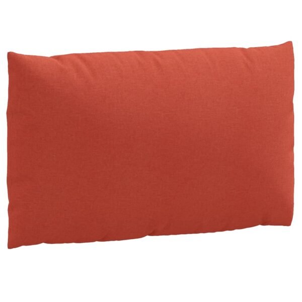 vidaXL Pallet Cushions 2 pcs Melange Red Fabric - Image 5