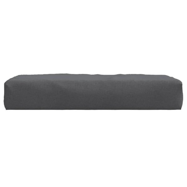 vidaXL Pallet Cushion Melange Anthracite 23.6"x23.6"x3.9" Fabric - Image 3