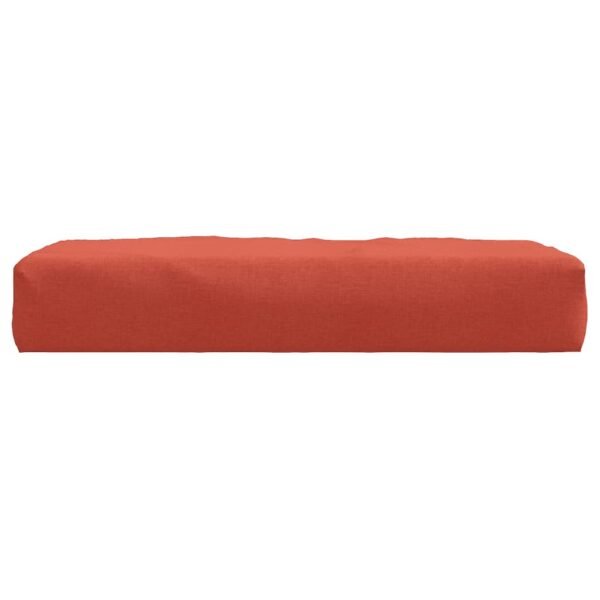 vidaXL Pallet Cushion Melange Red 23.6"x23.6"x3.9" Fabric - Image 3