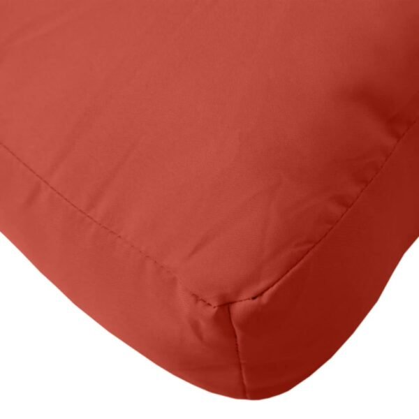 vidaXL Pallet Cushion Melange Red 23.6"x23.6"x3.9" Fabric - Image 4